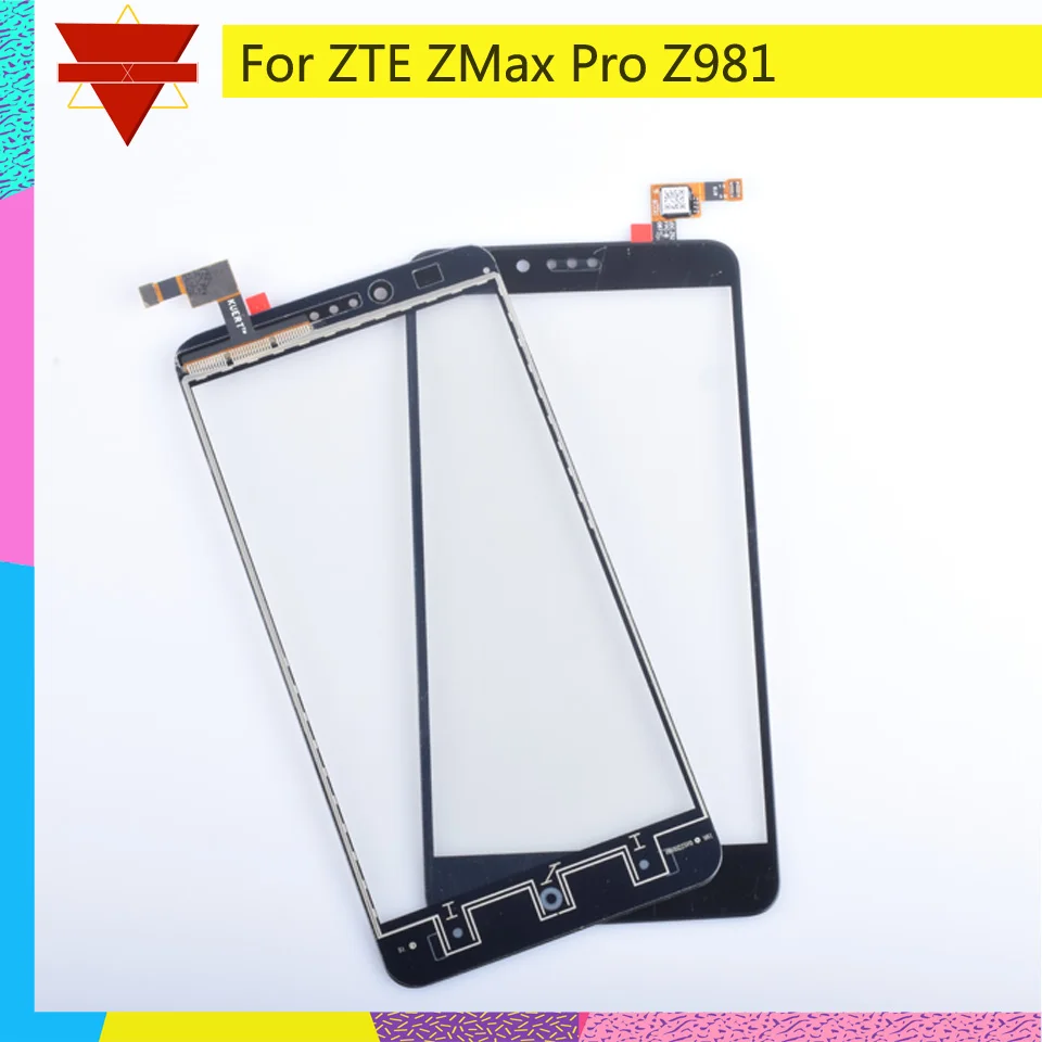 10 шт./партия сенсорный экран дигитайзер для ZTE zmax Pro Z981 сенсорная панель объектив