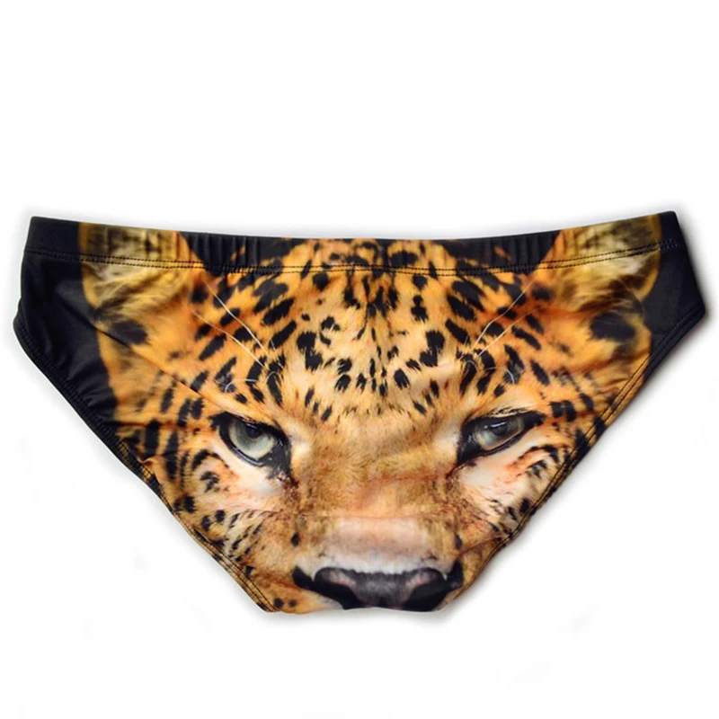 Мужское нижнее белье ropa interior hombre jockstrap сексуальное для мужчин с принтом животных