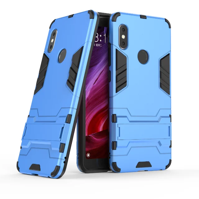 Чехол Xiaomi Redmi Note 7 чехол Xiaomi Redmi Note 8 pro чехол на Xiaomi Redmi 8 жесткий ТПУ силиконовый ударопрочный бампер чехол Xiaomi Mi 9T pro сильный доспехи телефон чехол для Xiaomi Mi A3 Lite - Цвет: Robot armor blue