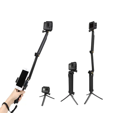 Imported 3 Way Grip Waterproof Monopod Selfie Stick For Gopro Hero 7 6 5 4 3 Session Sjcam Xiaomi Yi 4k Go P In Pakistan Branded 3 Way Grip Waterproof Monopod Selfie