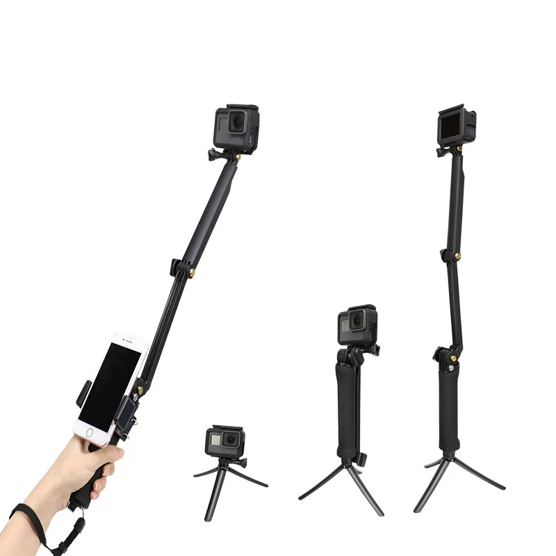 3 Way сцепление Водонепроницаемый монопод палка для селфи экшн камеры Gopro Hero 9 8 7 6 5 4