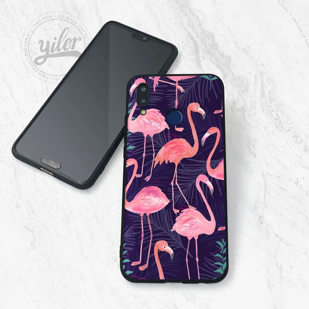 Чехлы для Huawei NOVA 3 3i чехлы с фламинго цветком P30 20 lite Pro чехол P Smart 2019 P10 Plus P9 2017 |