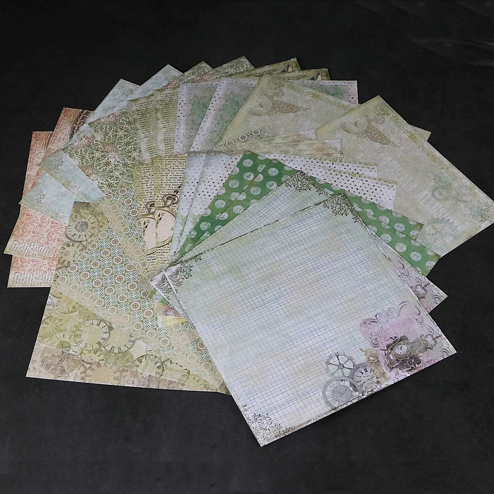 

Набор бумажных подставок для скрапбукинга, 6 дюймов, 24 листа/партия