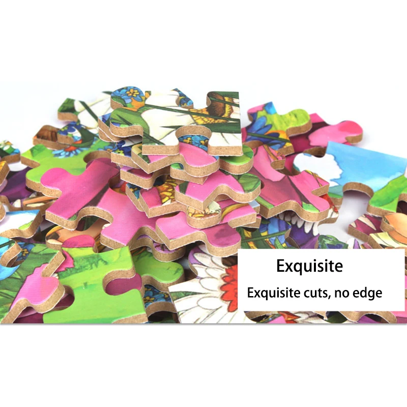 Premium Size 22.5* 13cm Wooden Large 60 Piece Iron Box Cartoon Animal Baby Puzzle Child Wooden Educational Toy Girl Boy