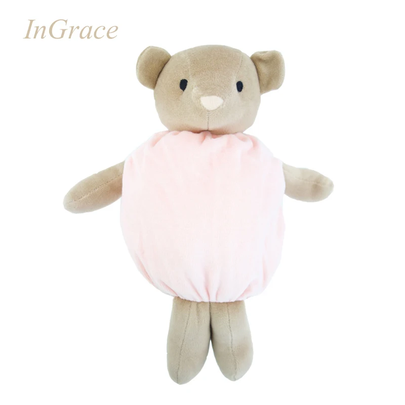 Ingrace мягкие и милые детские куклы супер высокое качество малышей медведь игрушки