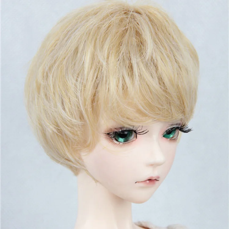 Luodoll парик для шарнирной куклы модный детский короткий золотой фабрика | Игрушки