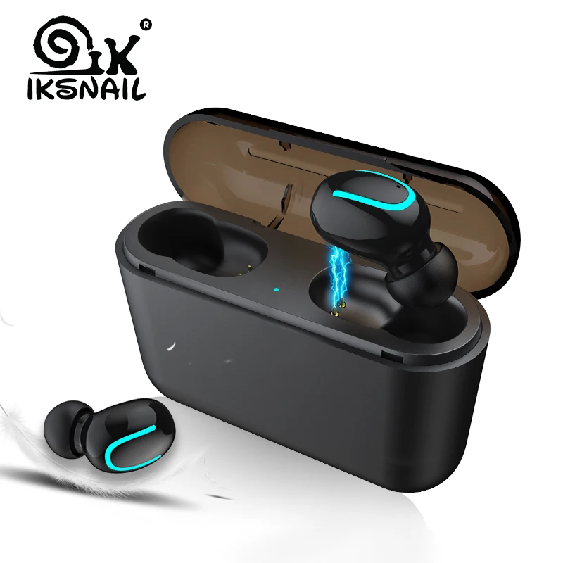IKSNAIL Bluetooth 5 0 наушники TWS беспроводные Blutooth гарнитура спортивные игровая