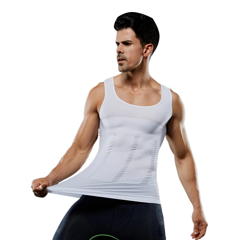 

Men's Slimming Body Shapewear Corset Vest Shirt Compression Abdomen shaper Underwear steampunk men body shaper
