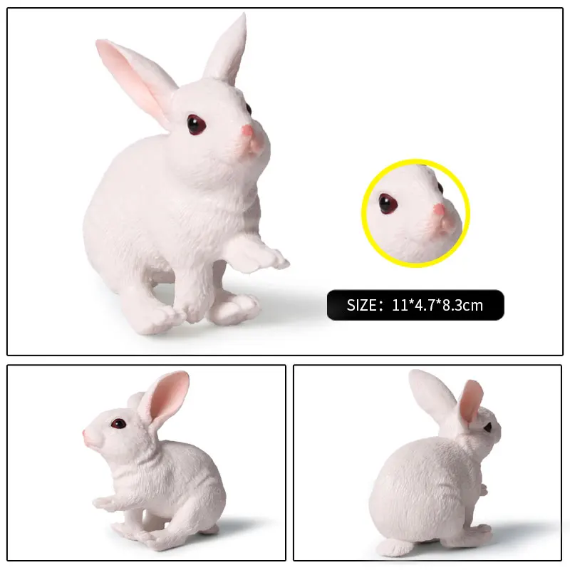 4 шт. детская игрушка кролик|animal model|animes actiontoys for |