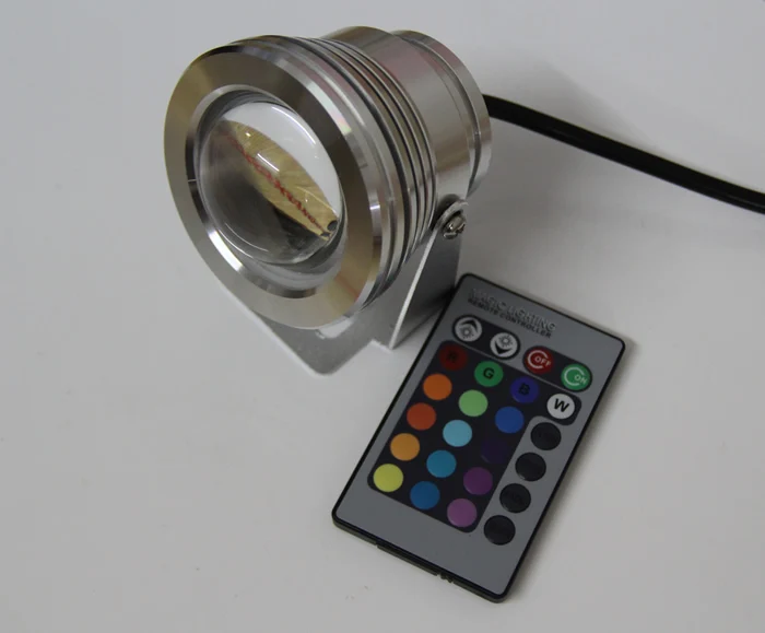 8pcs/lot IP68 10W 12V rgb Underwater LED Floodlight Landscape Light Fountain Pond Lamp Bulb | Лампы и освещение