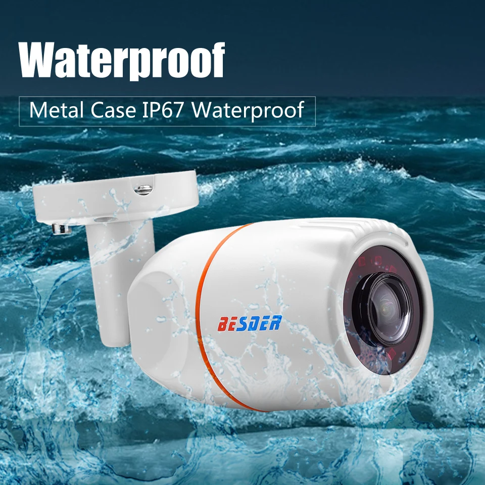 IP камера BESDER HD 1080P рыбий глаз электронная PTZ 180 панорамная с оповещением по