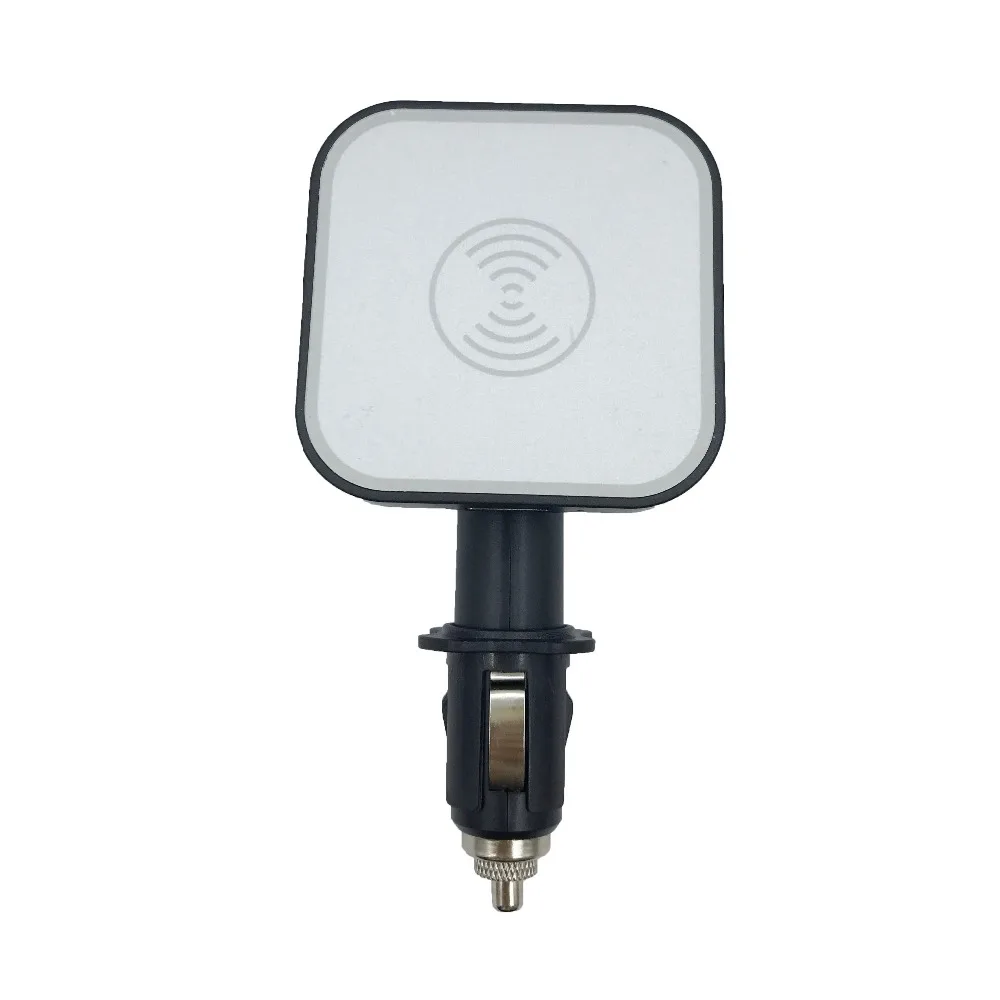 Магнитный автомобильный держатель Qi для беспроводной зарядки с адаптером