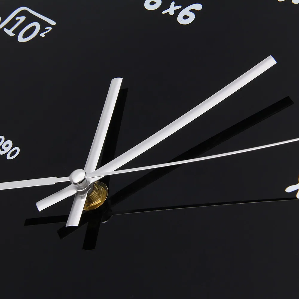 Большие креативные настенные часы математика классная доска современный дизайн