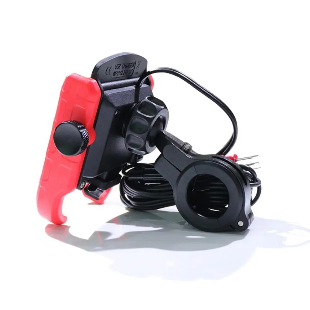 

Universal Motorcycle Bicycle Phone Holder Handlebar Clip Bracket Aluminum Bicycle Bracket Motorcycle Bracket QC3.0 Bracket