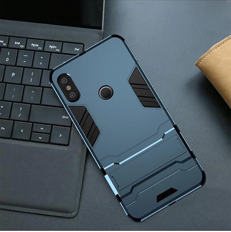 Blue Black Чехол для спортивной камеры Xiao mi Red mi Note 7 6 Pro 5 Plus 4X 4A 5A 6A S2 A1 A2 Lite mi 8 SE 6 5X 6X Pocophone F1 Max 2 mi x 3 прочный Чехол Coque - Цвет: Blue Black
