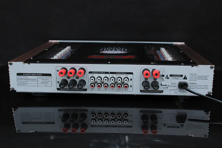 P 818U 400W HIFI 5 1 канальный домашний аудиоусилитель Kara OK профессиональный усилитель с