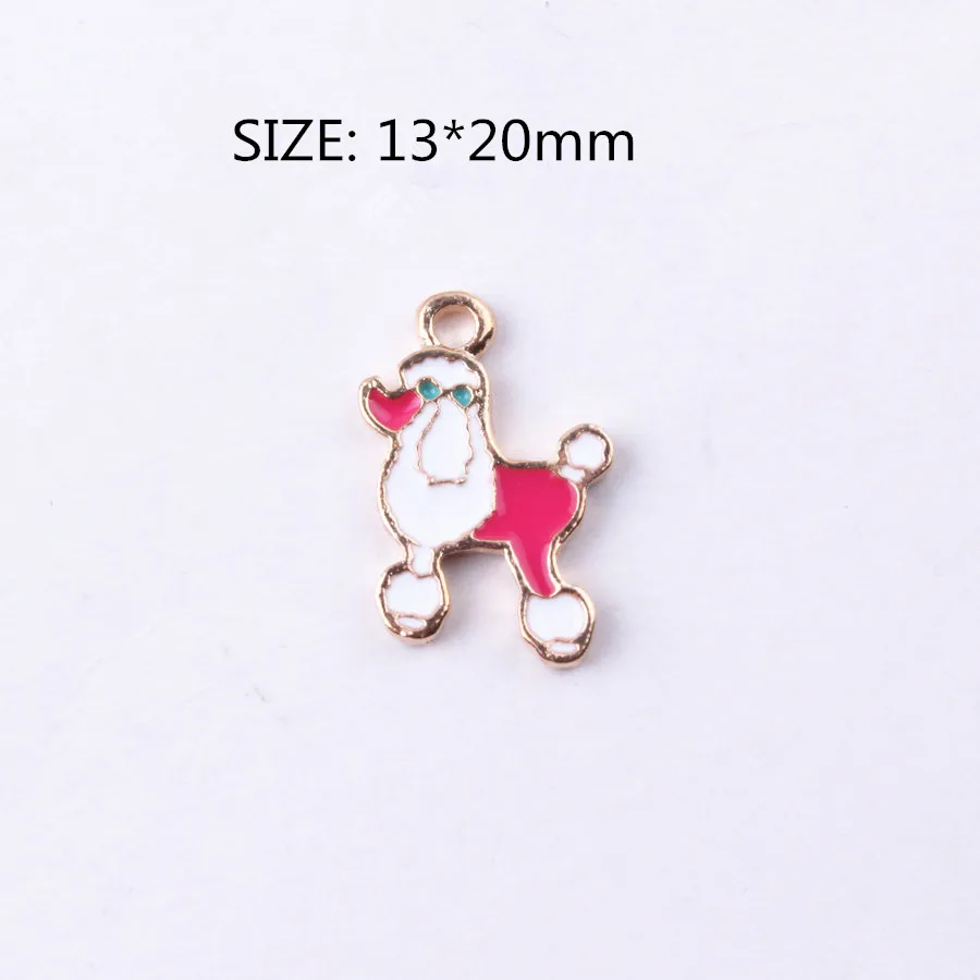 Милый мультяшный Пингвин Пудель Единорог капля масло Эмаль Шарм сплав ювелирные