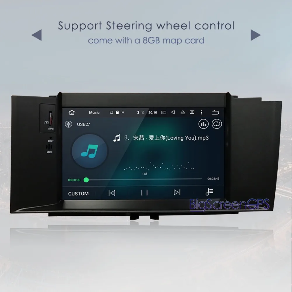 Автомобильный DVD плеер 7 дюймов Android 8 0 1 GPS Navi для Citroen C4 C4L DS4 2012 2016 стерео радио