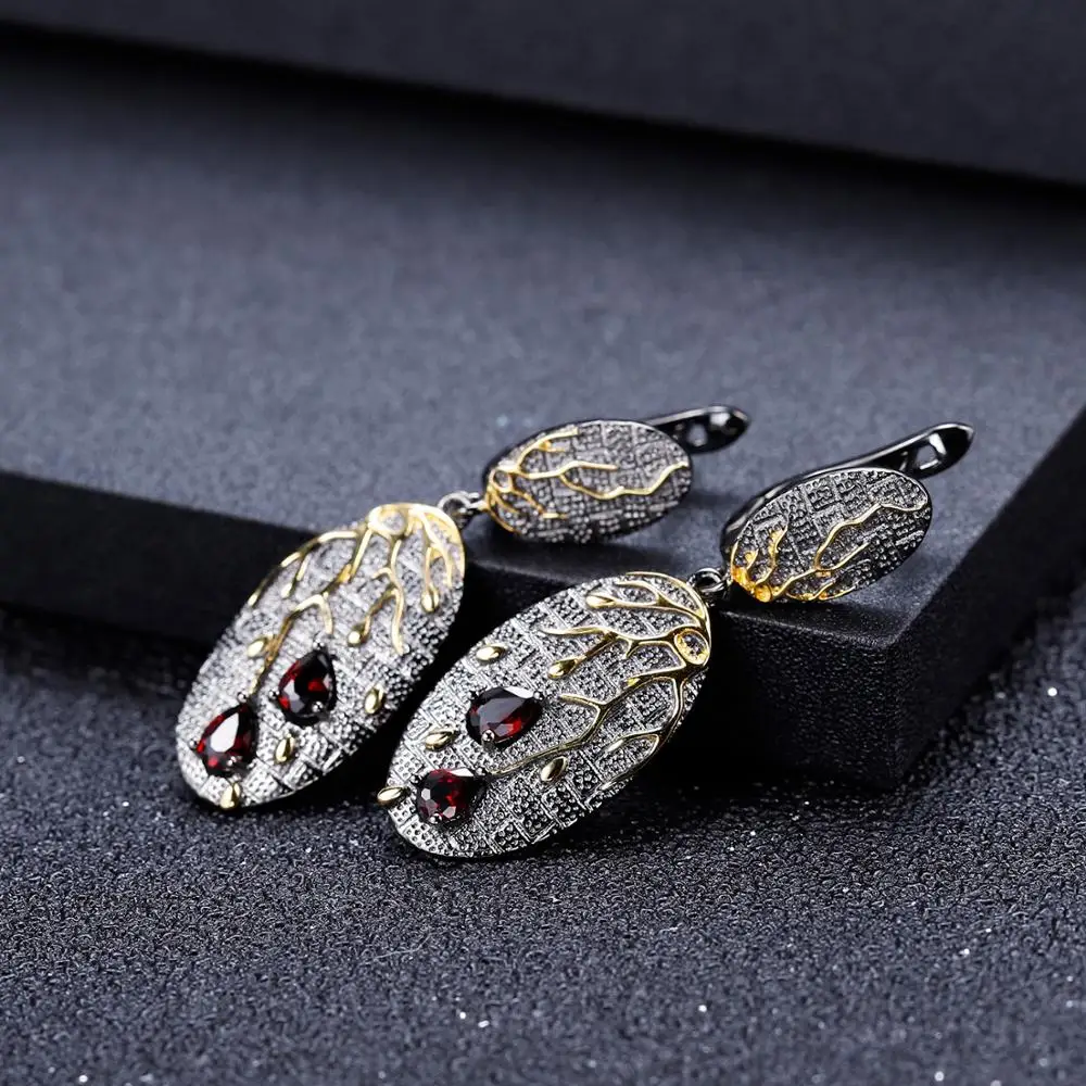 GEM'S BALLET 0.60Ct натуральные серьги из аметиста 925 стерлингового серебра ручной