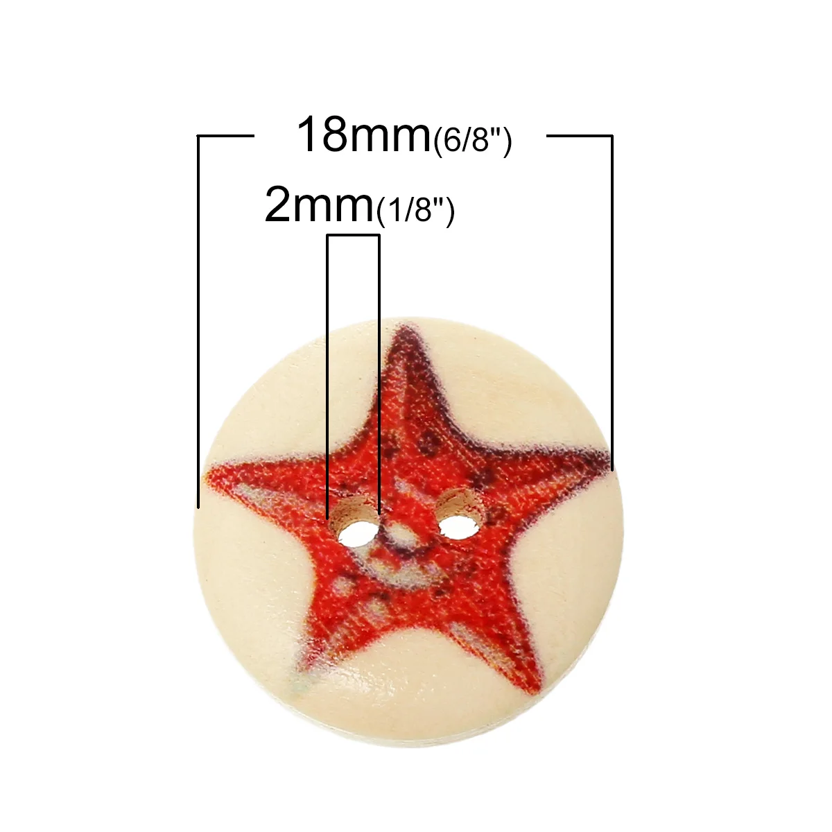 Деревянные Швейные Кнопки скрапбукинга круглые в случайном порядке два