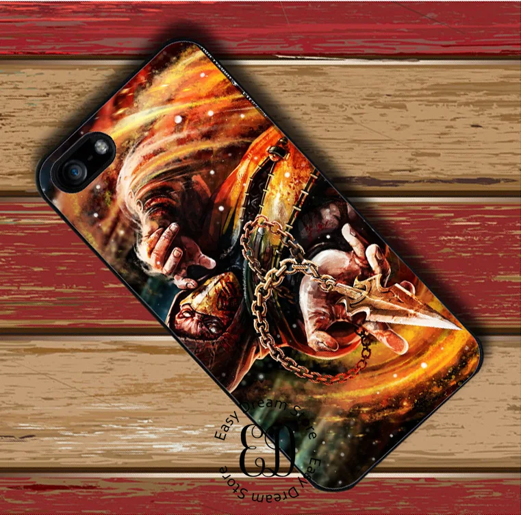 Чехол Mortal Kombat Scorpion X для iphone 11 12 pro XR XS Max 6 7 8 plus Samsung S10 S20 s8 s9 note 9 10 | Мобильные
