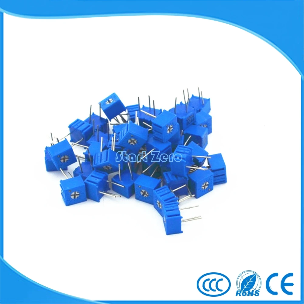 10 шт. потенциометр 3362P 3362 r ~ 1M ом высокоточный переменный резистор|resistor variable|resistor
