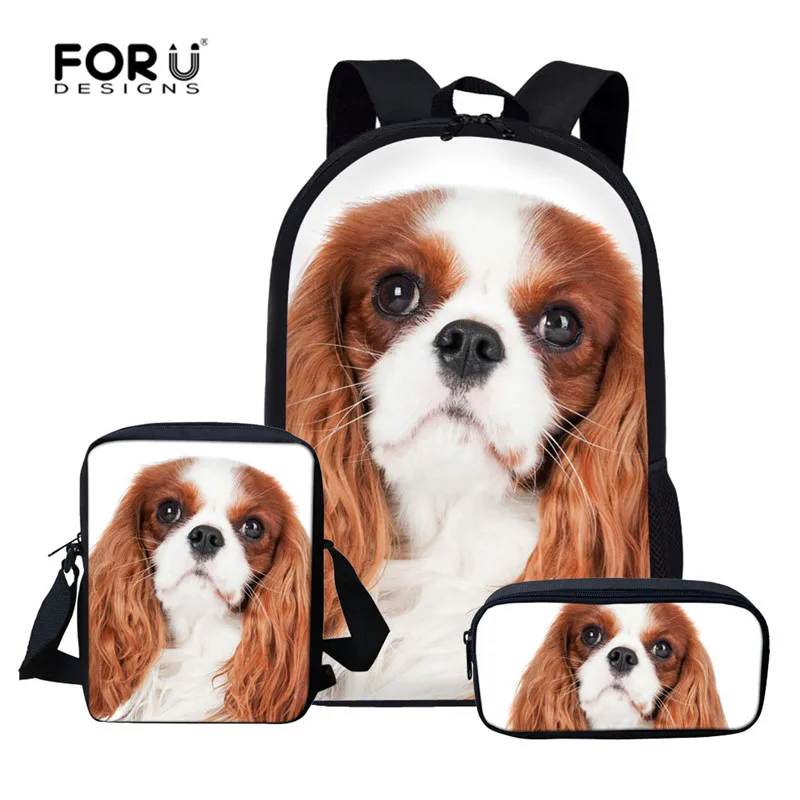 FORUDESIGNS/Детская школьная в комплекте с набором подходящих сумок держатель