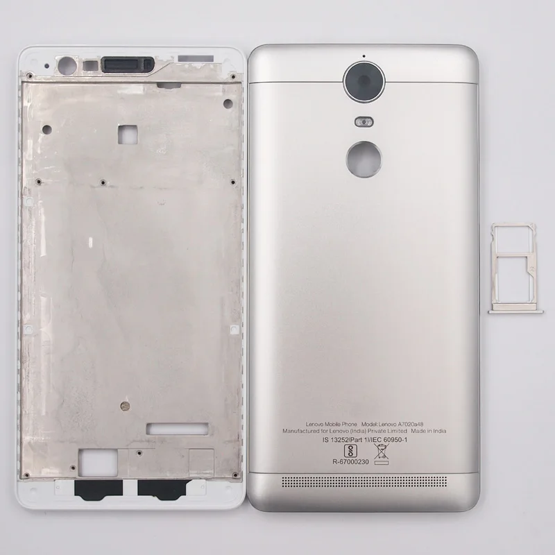 Новая задняя крышка аккумулятора BaanSam с передней рамкой для Lenovo K5 NOTE A7020a48 K52e78 K52t38