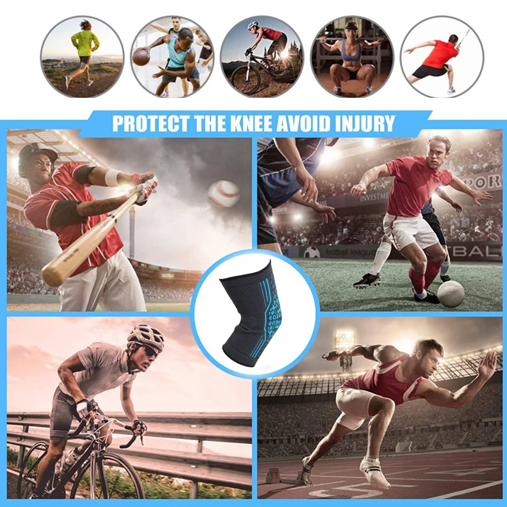 Наколенник для фитнеса наколенники бега велоспорта эластичные нейлоновые