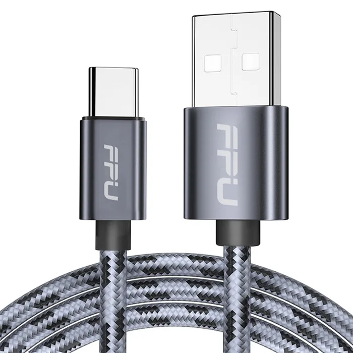 Dark Grey FPU usb type-C кабель для samsung huawei Xiaomi Redmi k20 pro USB C кабель для мобильного телефона Быстрая зарядка кабель для usb type-C шнур - Цвет: Dark Grey