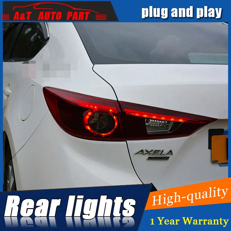 Автомобильный Стайлинг для Mazda 3 задних сигнальных огней 2014-2018 axela светодиодный
