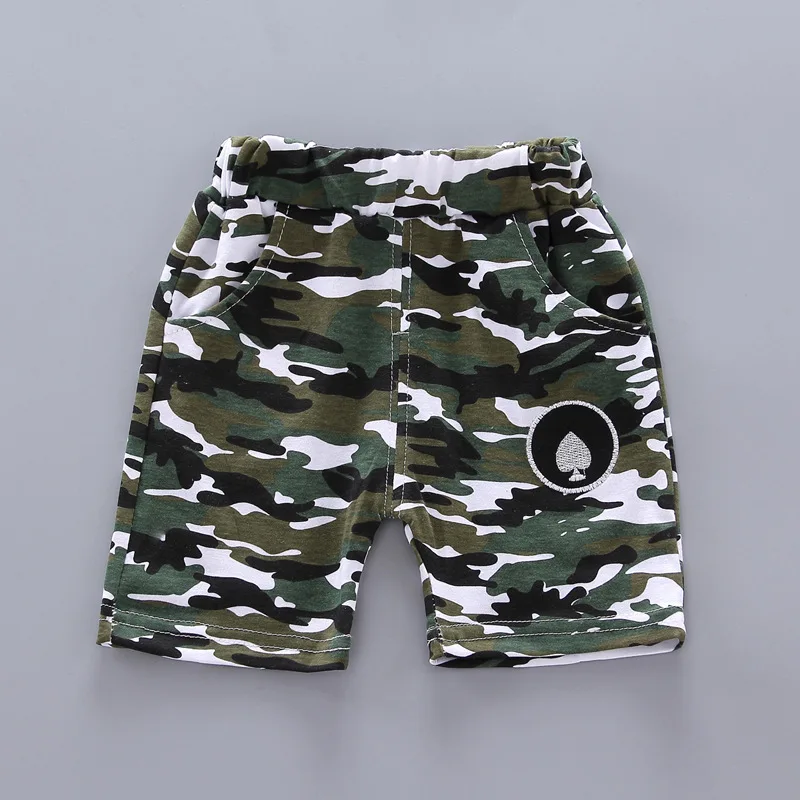 Летняя детская одежда для маленьких мальчиков и девочек модная футболка шорты 2