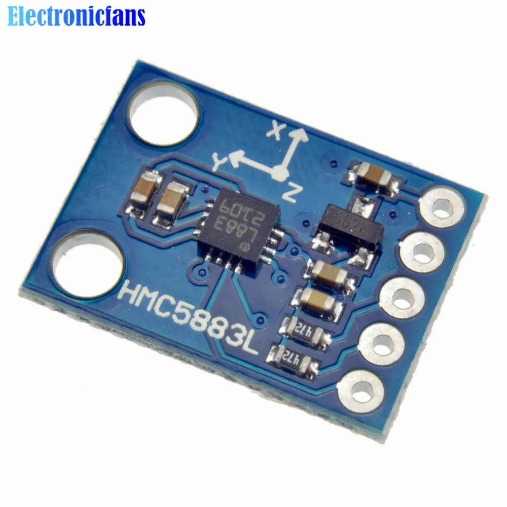 Высокая точность 10 шт./лот межсоединений интегральных схем/I2C GY 273 HMC5883L 3 трехосный
