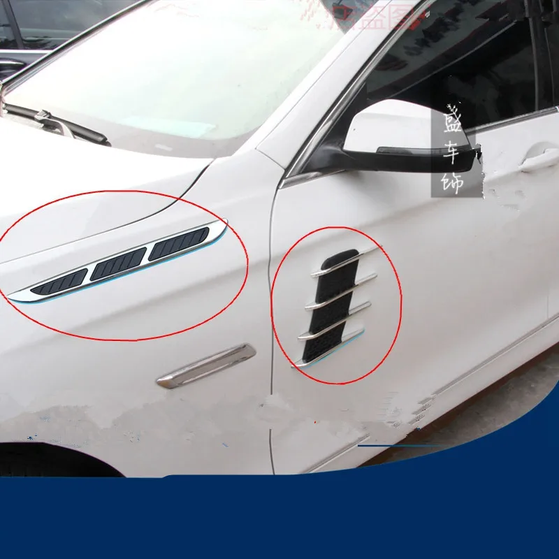 

Cool Easy Installation Shark Fin Side Tuyere Sticker For Volkwagen Golf 7 / Tiguan Z2CA431