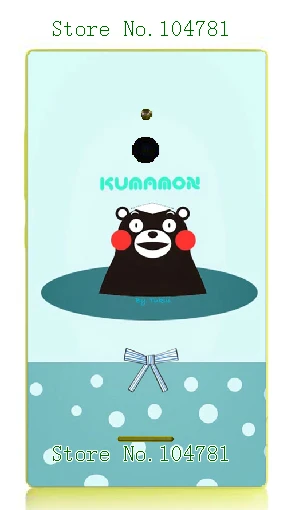 2017 Новый! симпатичный Медведь Kumnmon Мультфильм Живопись Печатных Дизайн Белый
