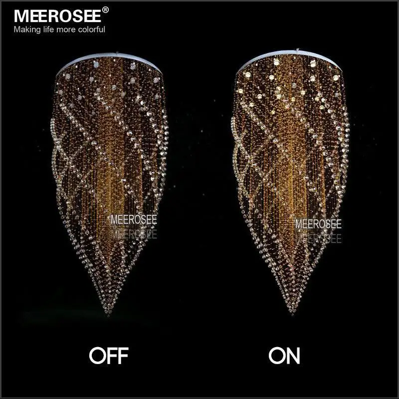 Круглая хрустальная люстра осветительная арматура Янтарная лампа lustre de cristal с 15