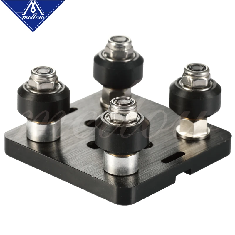 Mellow 3d принтер T6mmx50mmx50mm Openbuilds Мини V козловой Комплект V козловая пластина для 3d принтера v-слот Мини V линейный привод системы