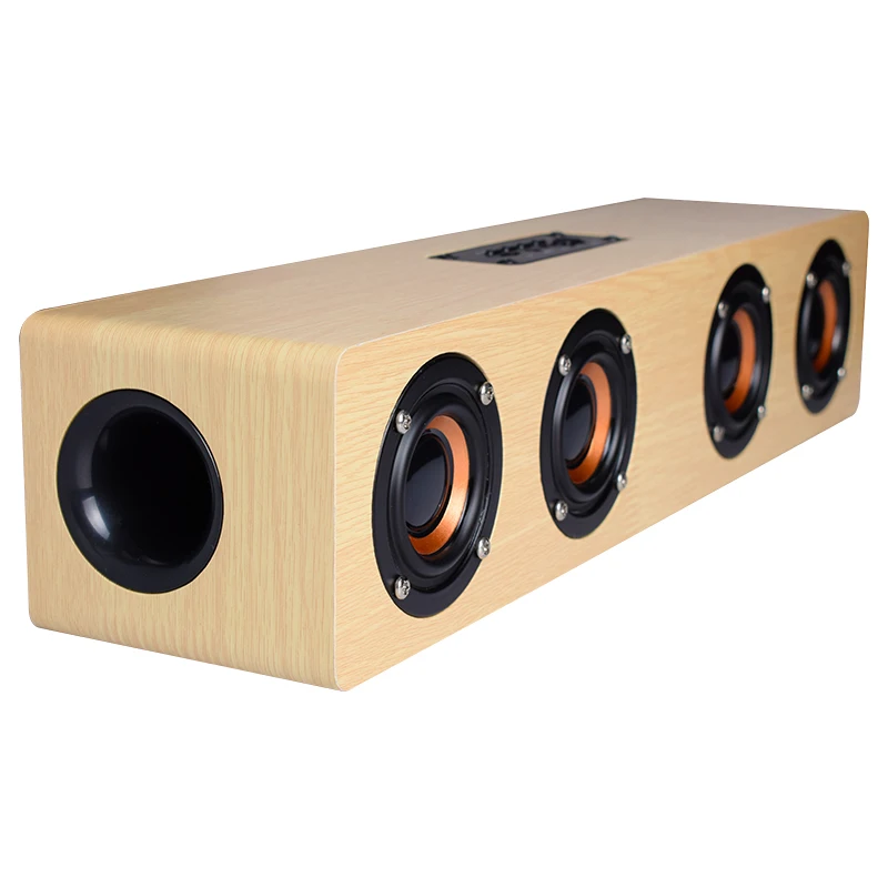 Madetec 4 HiFi деревянный bluetooth Динамик бас стерео surppot карты памяти AUX сабвуфер для ТВ