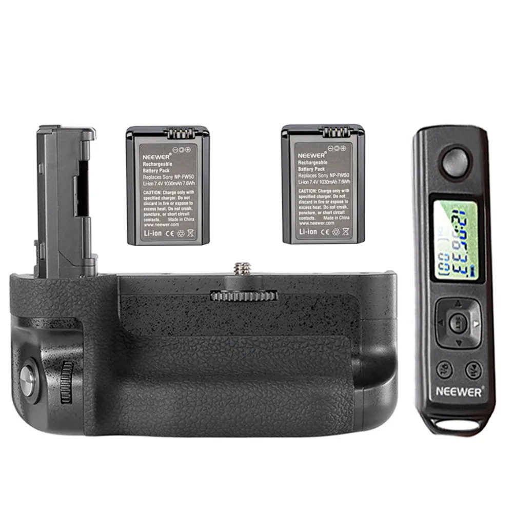 Neewer lcd 2 4G беспроводной пульт дистанционного управления Вертикальный Аккумулятор