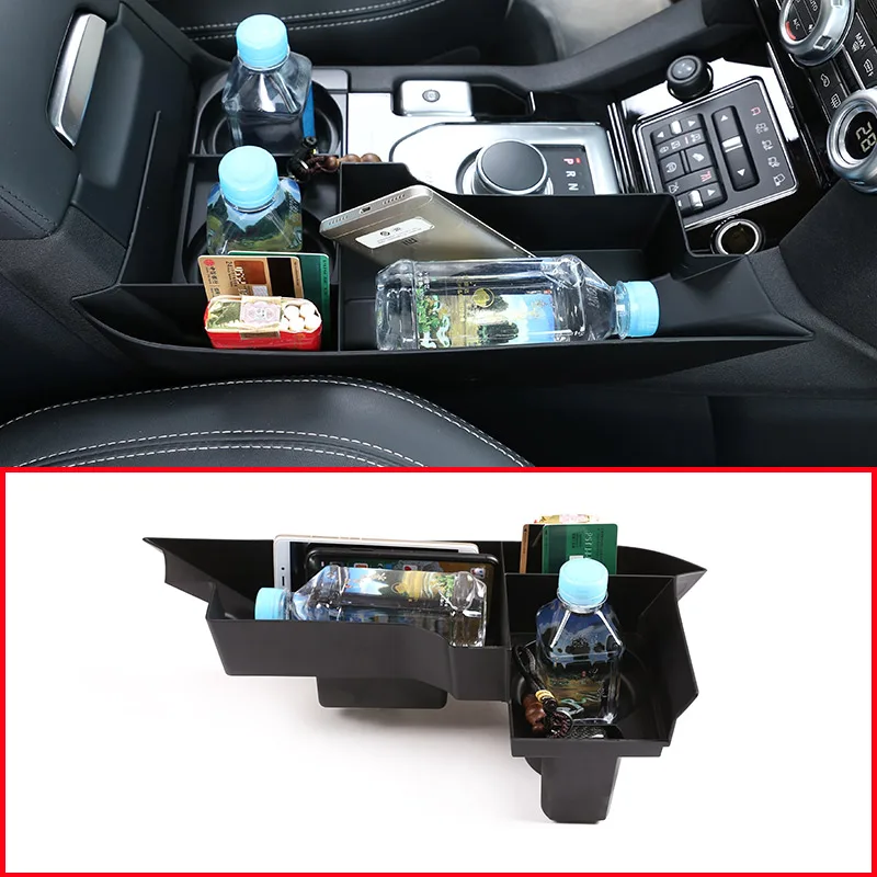 

Black Car Center Console Multifunction Storage Box Phone Tray For Land Rover Discovery 4 LR4 2010-2016 LHD and RHD Accessories