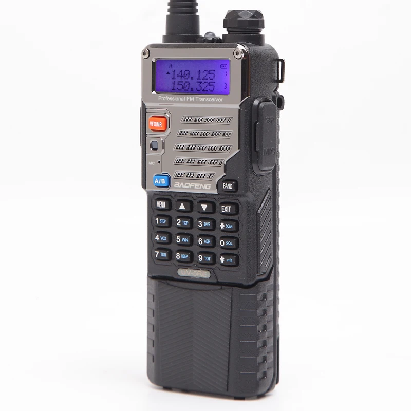 2 шт. Baofeng UV-5RE Walkie Talkie 8 Вт Высокая мощность мощный 3800 мАч Uhf Vhf дальность Пешие