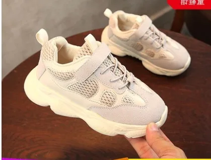 NEW Children Shoes For Girls Flat Running Kids Sneakers Boys Breathable Mesh Tennis Soft Leather Sport | Детская одежда и обувь