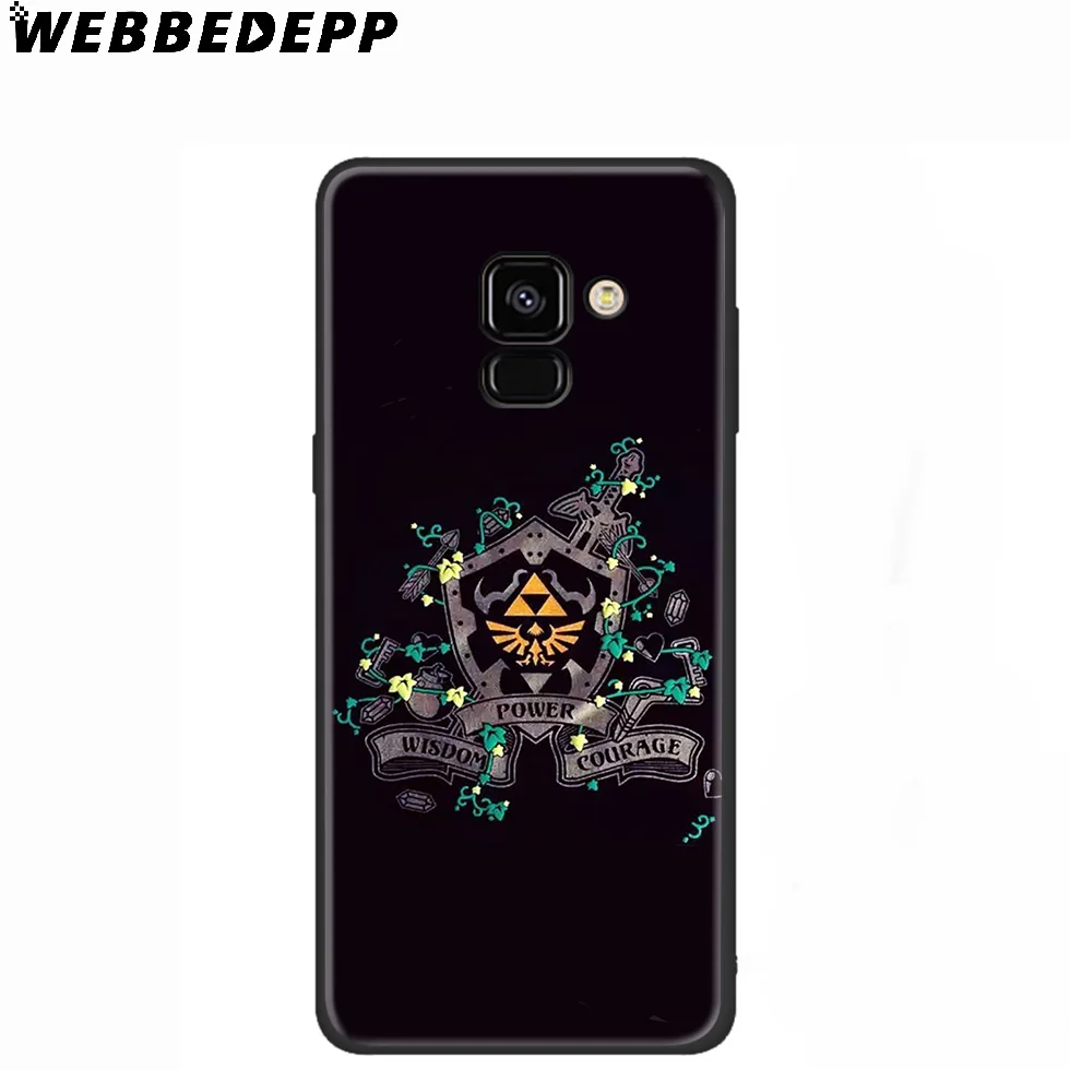 WEBBEDEPP Legends Of Zelda Silicone Case for Samsung Galaxy A3 A5 A6 A7 A8 A9 A10 A20 A30 A40 A50 A70 M10 M20 M30 |
