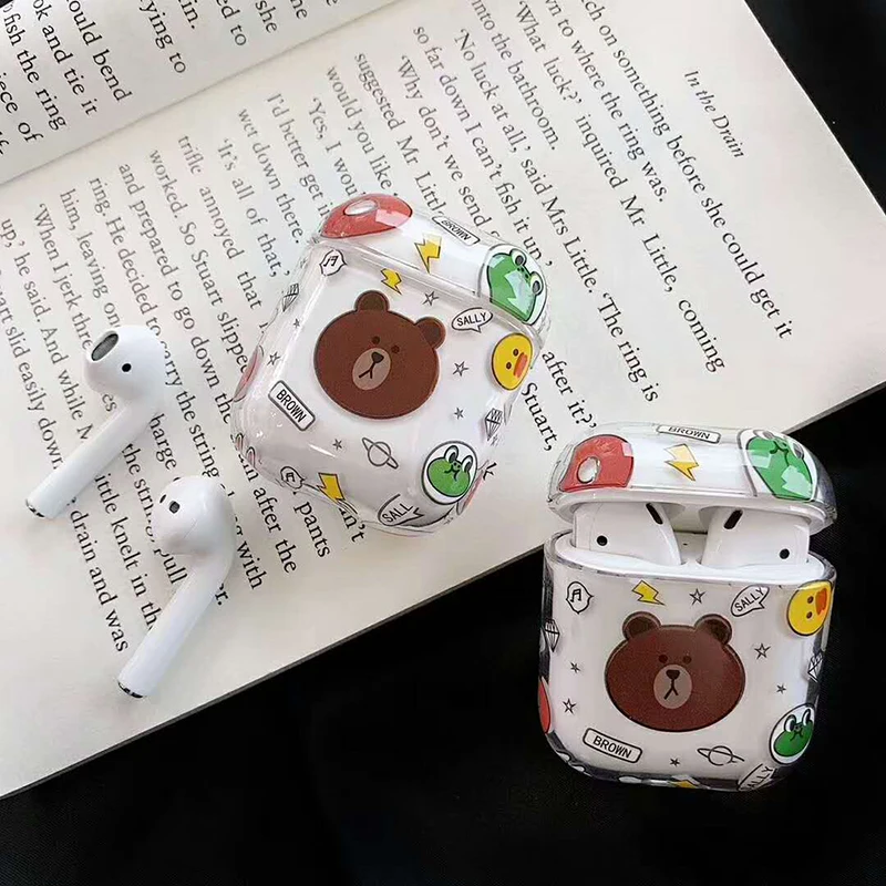 Роскошные 3D блестящие бриллианты Жесткий Чехол для Apple Airpods защитный чехол беспроводной Bluetooth наушники чехол для зарядки коробки сумки