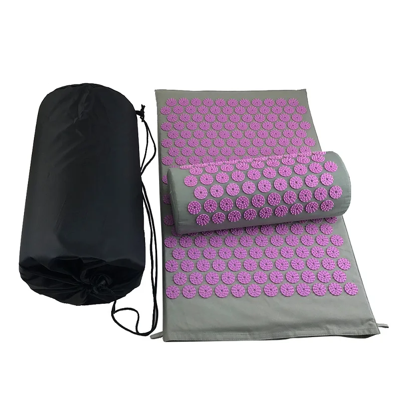 cushion pillow bag Массажный коврик акупрессура коврик для снятия стресса боль Акупунктура Спайк йога коврик - Цвет: cushion pillow bag