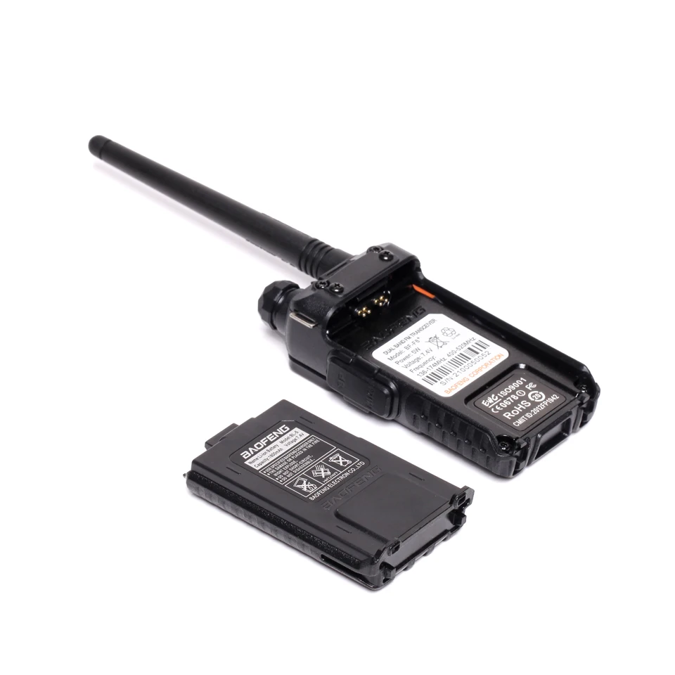 Baofeng UV F8+ Walkie Talkie Portable Radio Dual Band UHF&VHF UV-5R 136-174MHz&400-520MHz 5W Two Way Radio