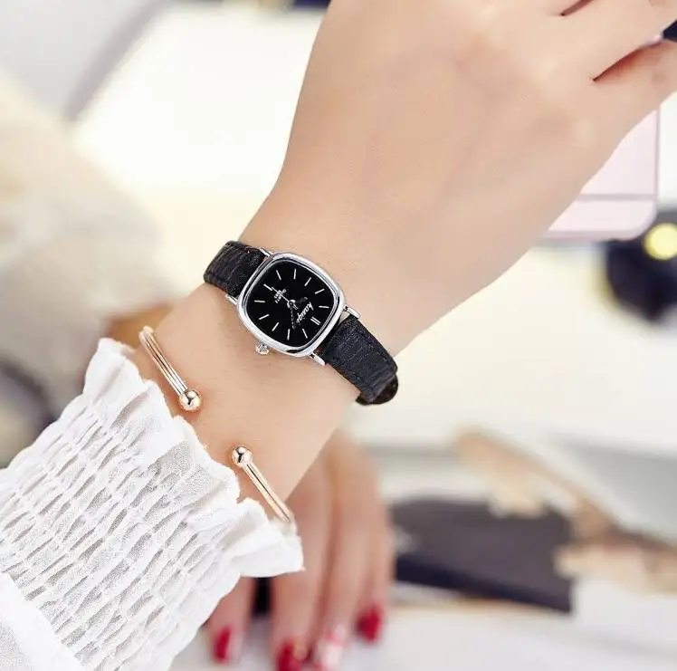 2018 Brand Women Watches Women leather Square reloj mujer Luxury Dress Watch Ladies Quartz Wrist Watch Montre Femme