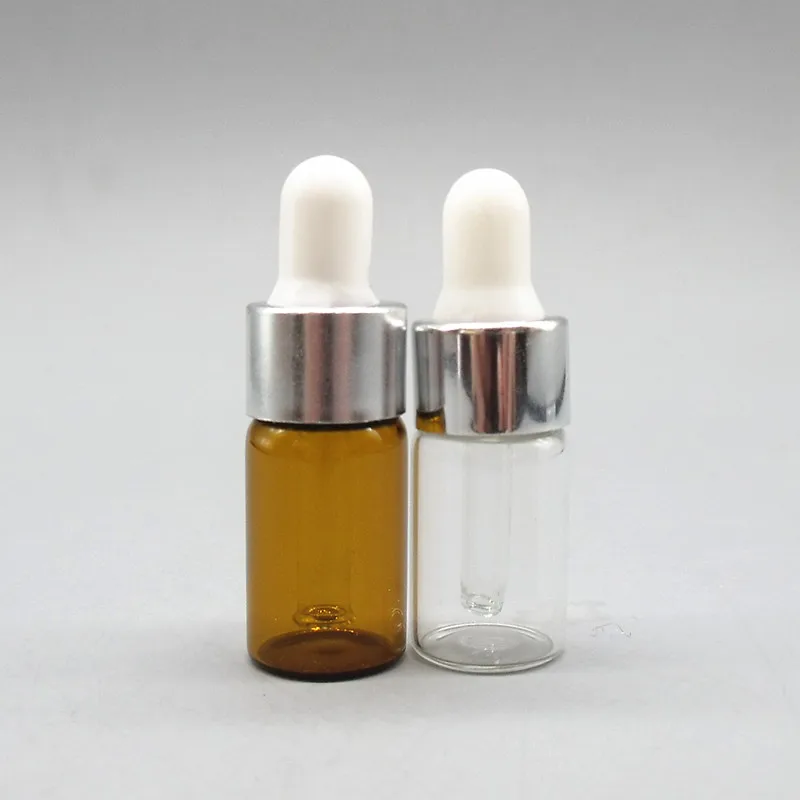 Small Dropper Bottle For Cosmetics Pipette Glass Essential Oil Liquid Sample Bottles Refillable | Красота и здоровье