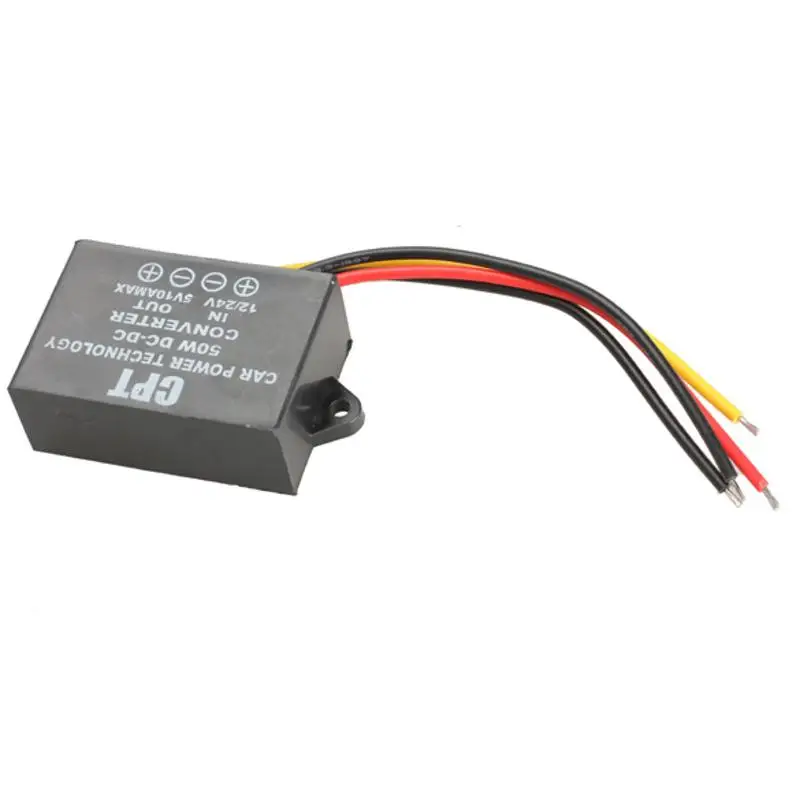 DC конвертер шаг понижающий 12V/24 В до 5 пост 10A 50 Вт Автомобильные Мощность