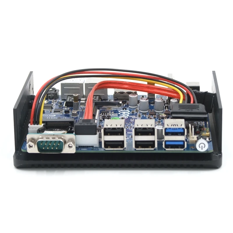 Интел НЮК Celeron N3160 Безвентиляторный мини-ПК Windows 10 Linux PFsense Firewall Router Server Computer с 2 LAN 2HDMI.